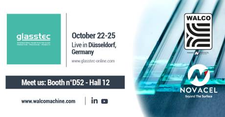 WALCO® participates to Glasstec in Düsseldorf, October 22-25, 2024 !