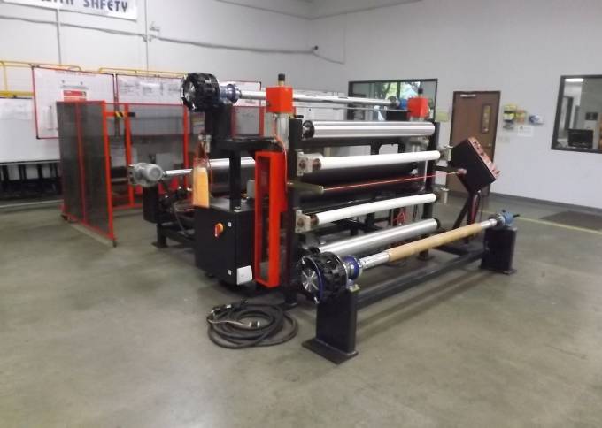 Industrial Laminator Walco 813 - factory floor installation view
