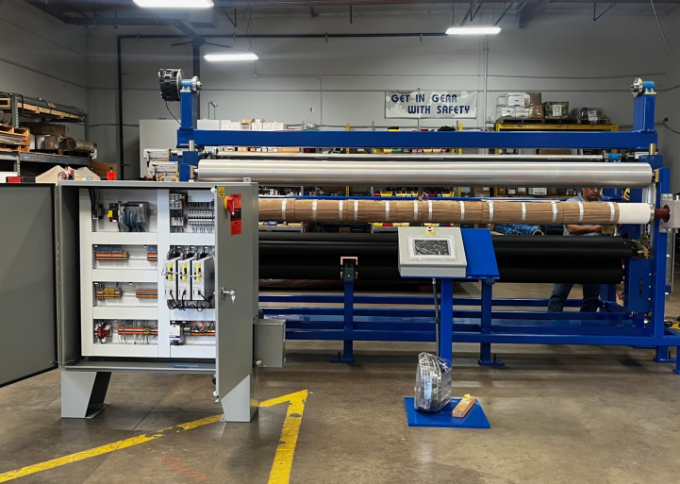 Industrial Laminator Walco 810 - wide format configuration in an industrial workshop setting