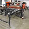 Industrial Laminator Walco 822 - factory floor view showing the machine set up for processing large flat panels