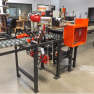 Industrial Laminator Walco 823 - front view showing the roll application system