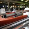 Pelliculeuse industrielle PRO-JET par Walco - détail de l'arbre d'expansion pneumatique pour bobines
