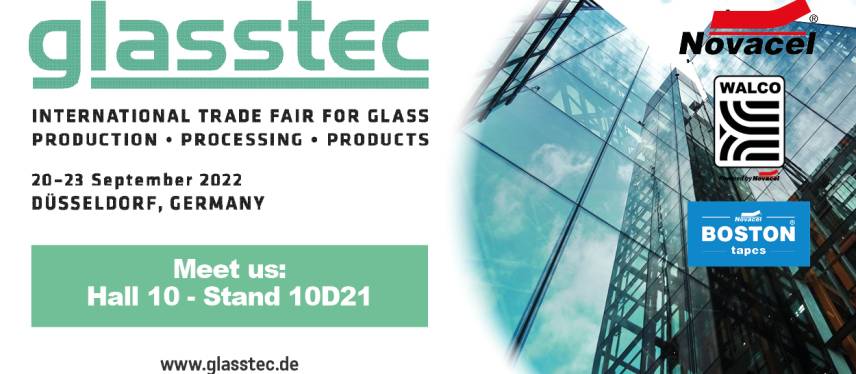WALCO® sarà presente al Glasstec di Düsseldorf, dal 20 al 23 settembre 2022. 