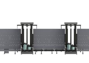 VX In-Line : Laminatore verticale industriale in linea per vetro isolante e piatto